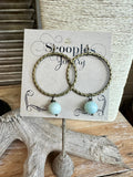 Amazonite Hoop-Ear