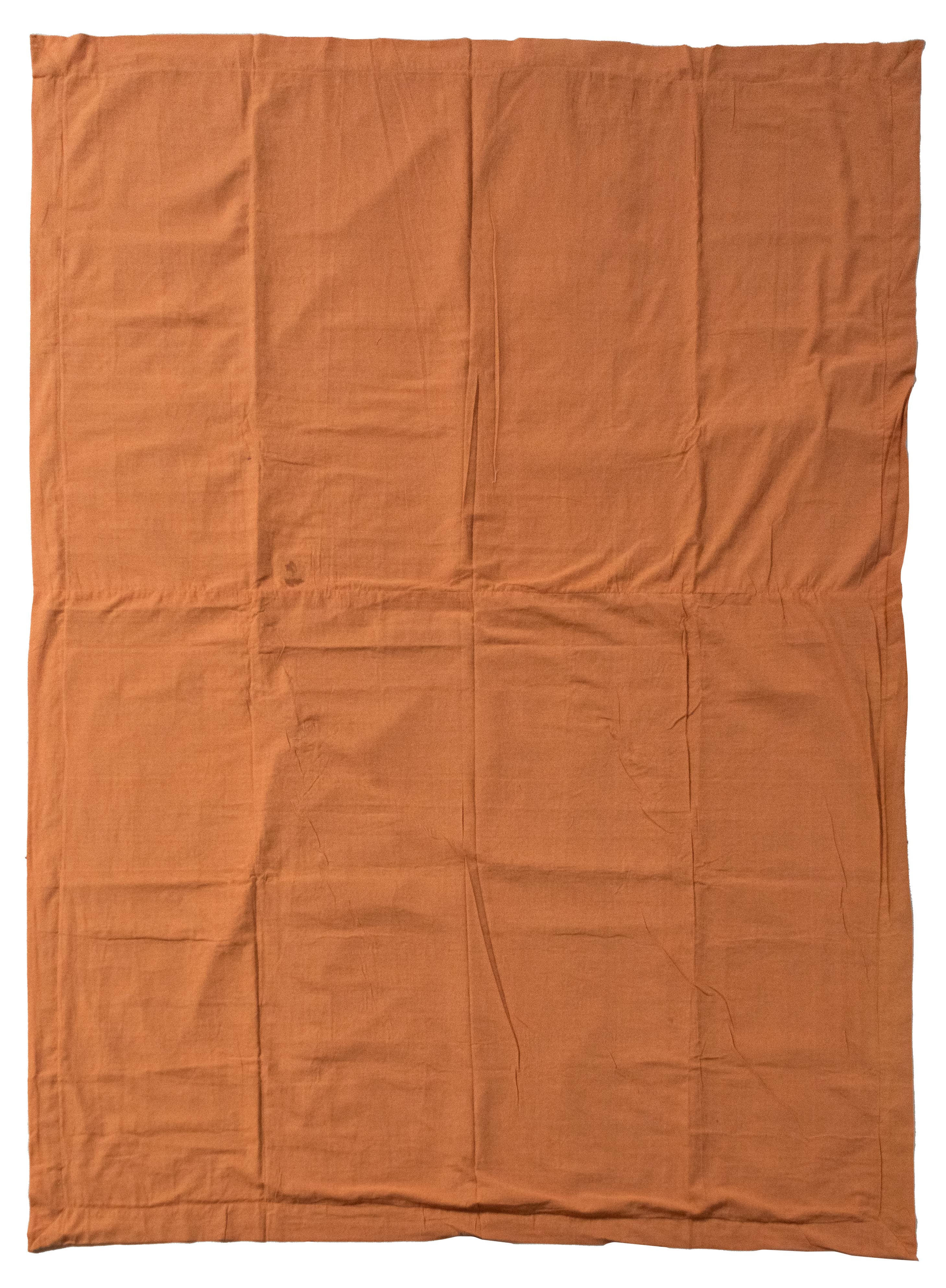 One of A Kind Vintage Quilt/Bed Cover-Salmon Trim