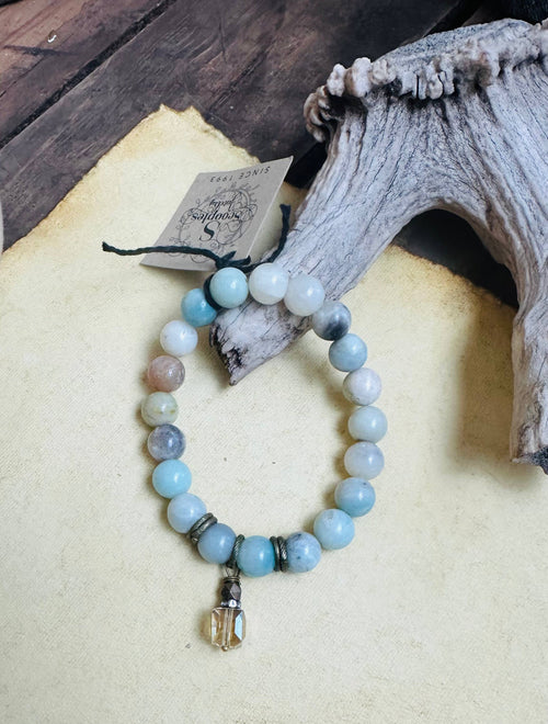 Amazonite Hoop-Ear