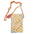 Embroidered Tiny Flowers Sling Cotton Women's Crossbody Bag