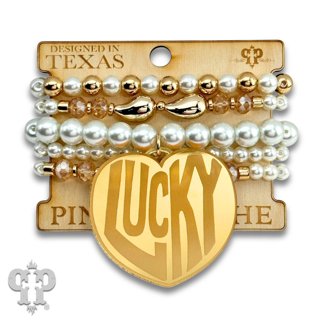 Lucky Heart charm bracelet