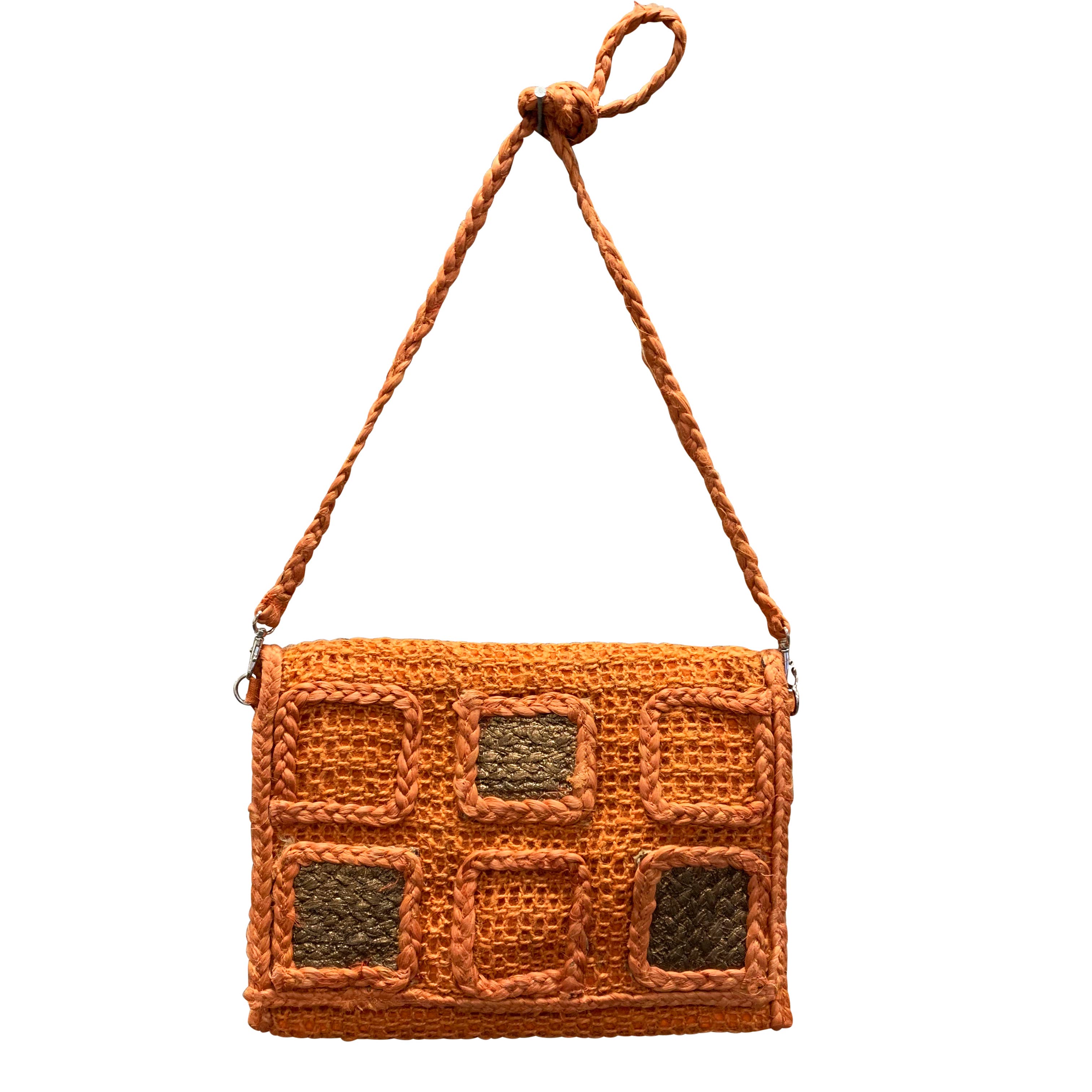 SALE $4 (Regularly $14) Jute Squares Crossbody