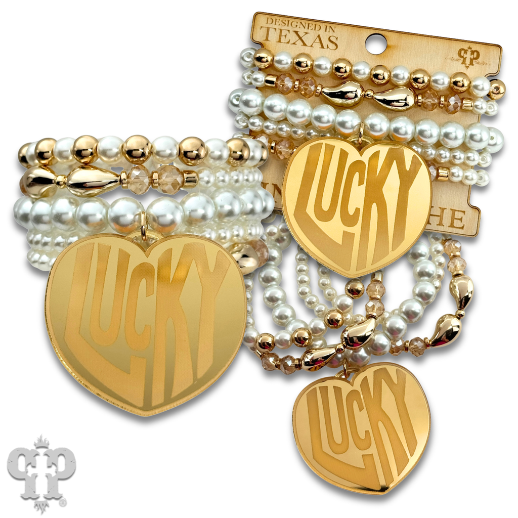 Lucky Heart charm bracelet