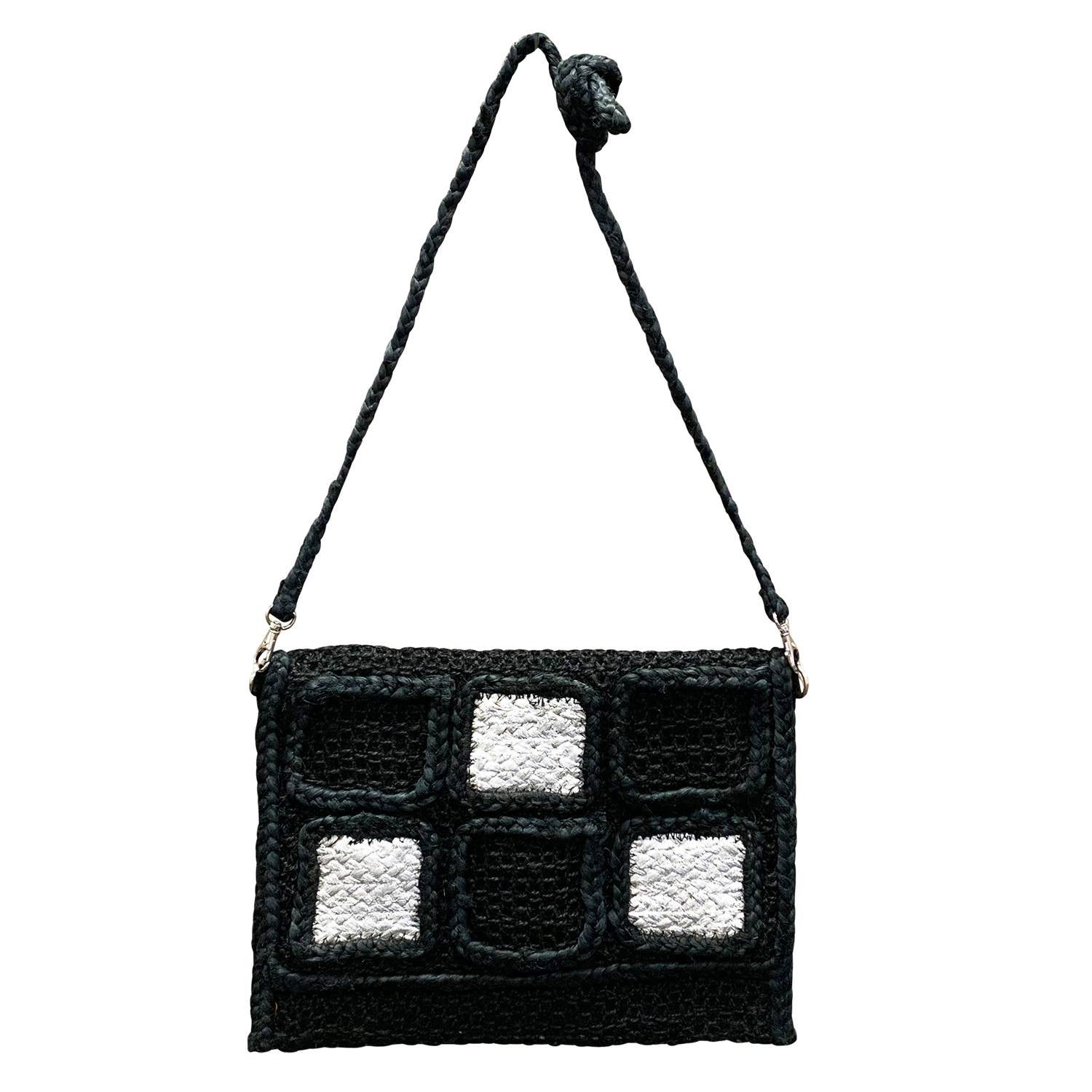 SALE $4 (Regularly $14) Jute Squares Crossbody