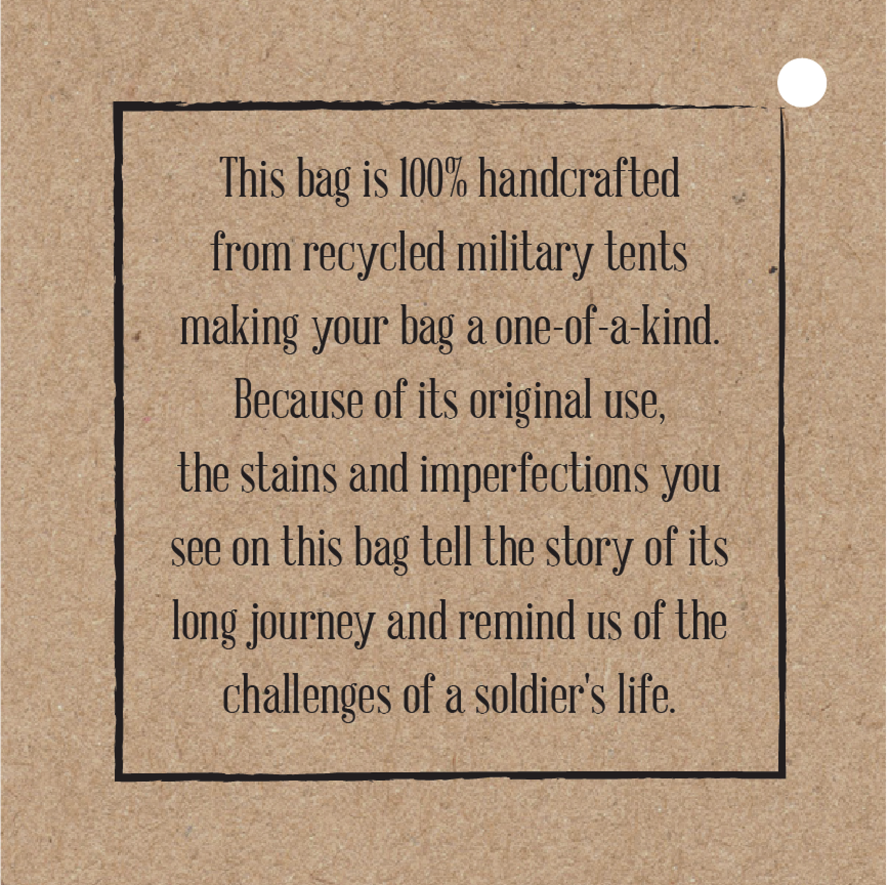 Be Kind Recycled Tent Market Tote