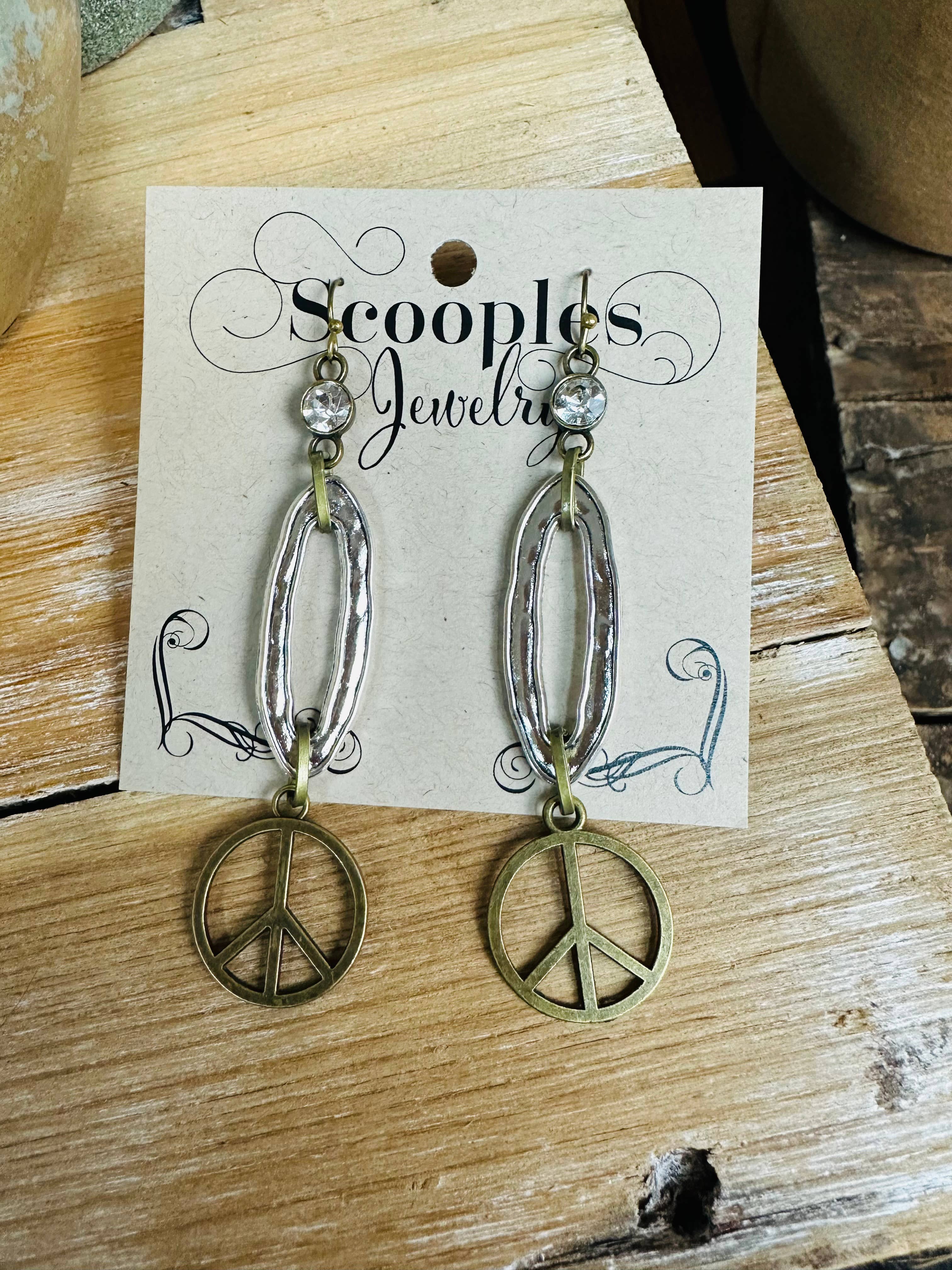 Two Tone Crystal Peace 
