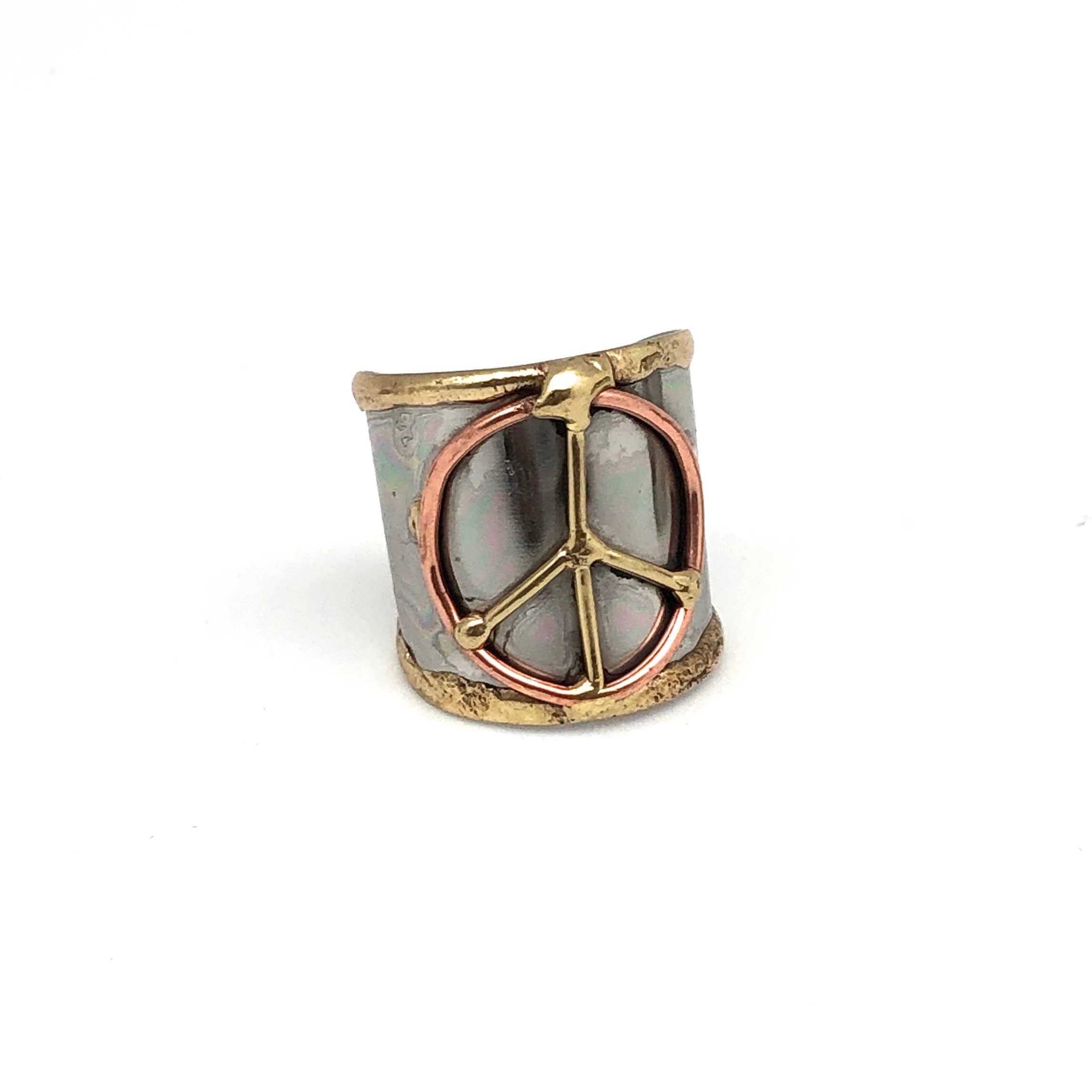 Mixed Metal Cuff Ring