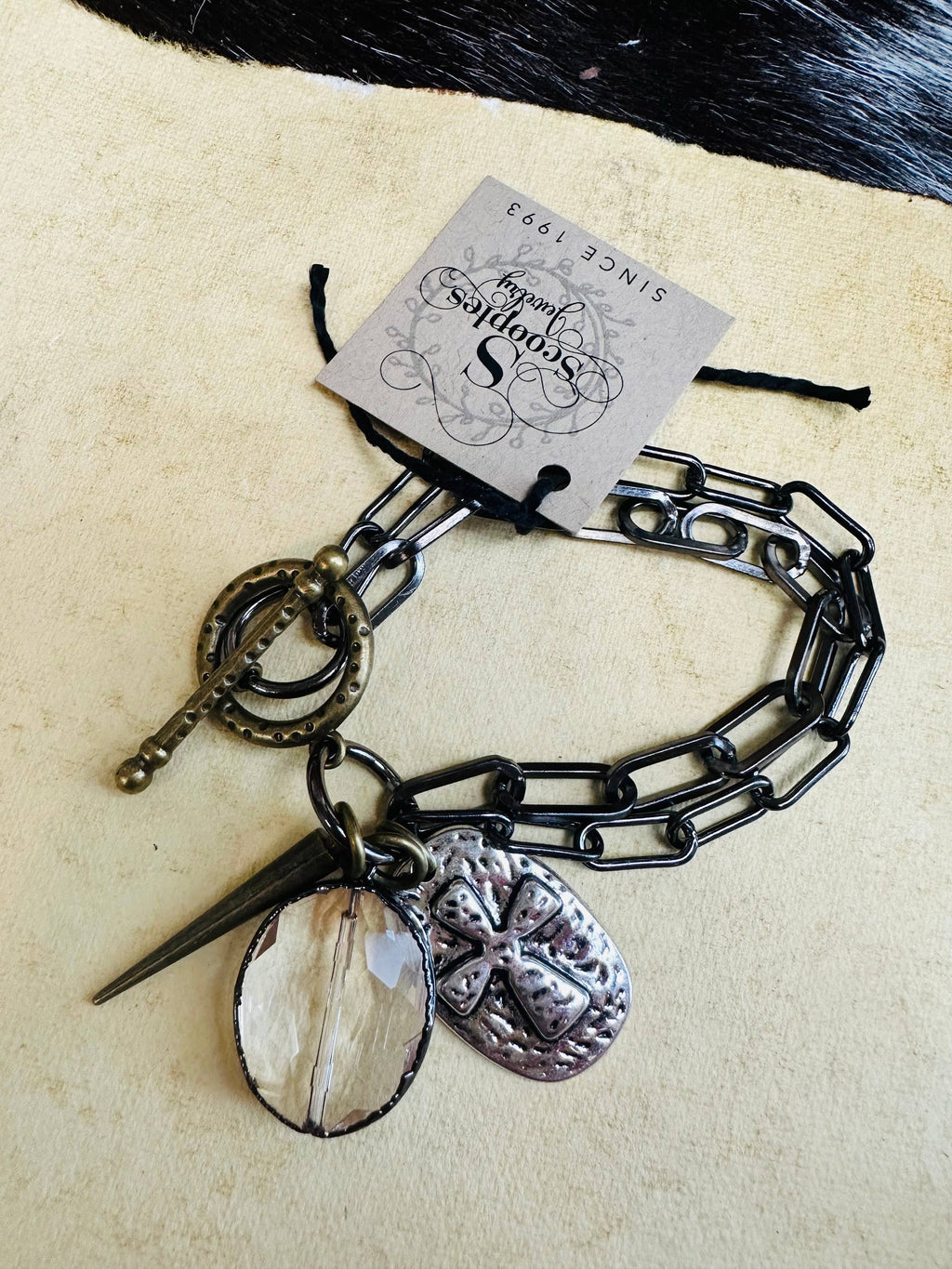 Gorgeous Gunmetal Crystal