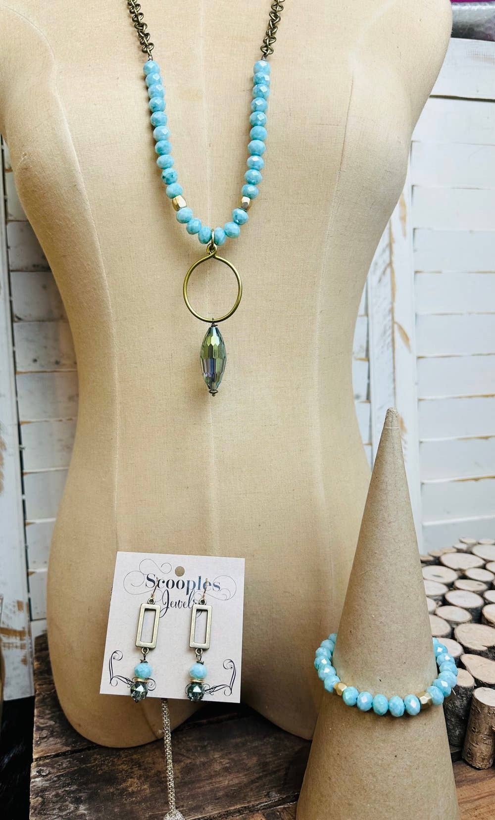 Aqua Sorbet Crystal-Ear