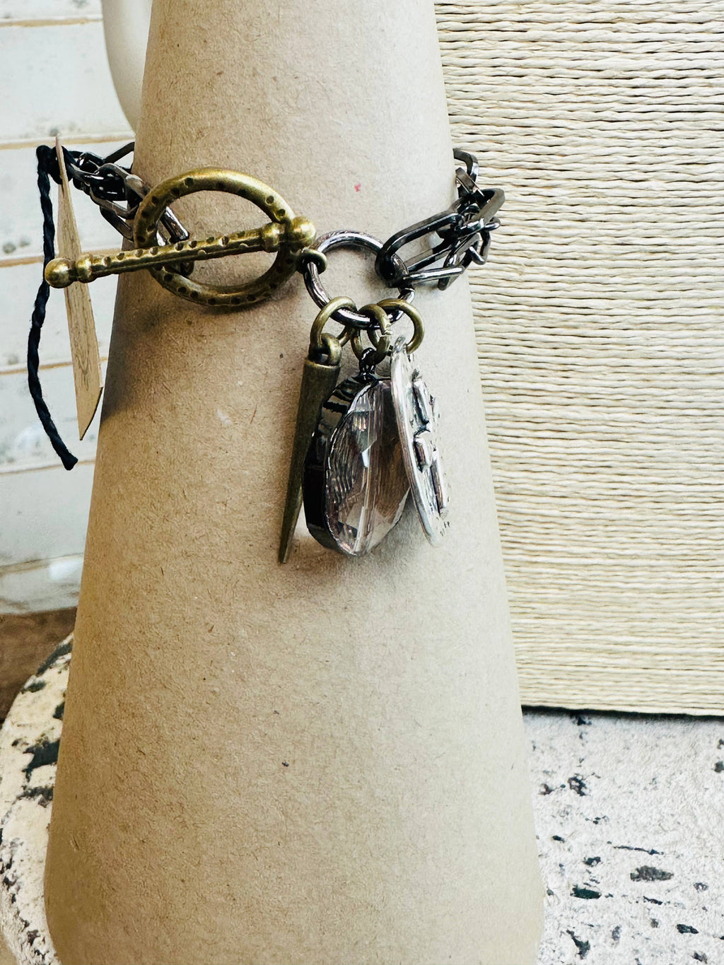 Gorgeous Gunmetal Crystal