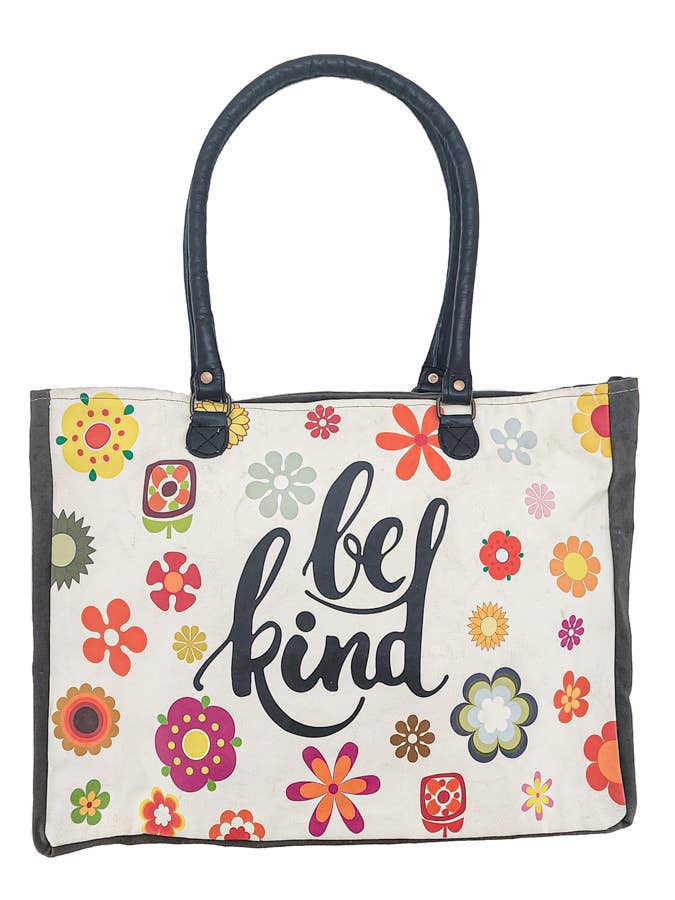 Be Kind Recycled Tent Market Tote