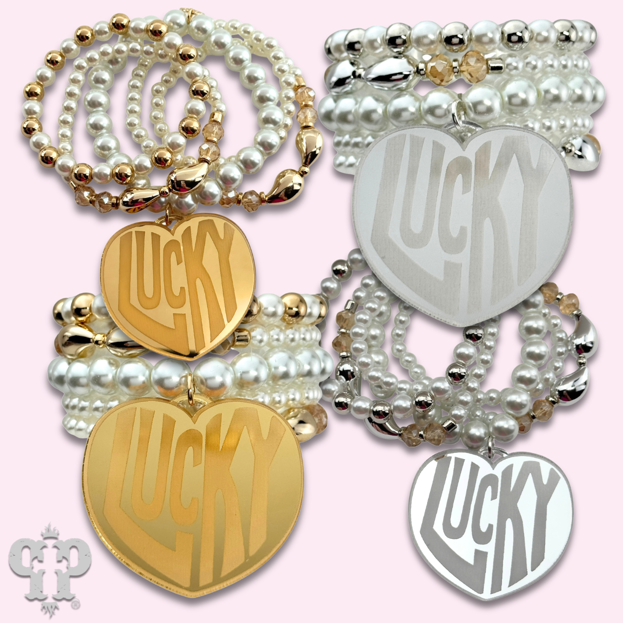 Lucky Heart charm bracelet