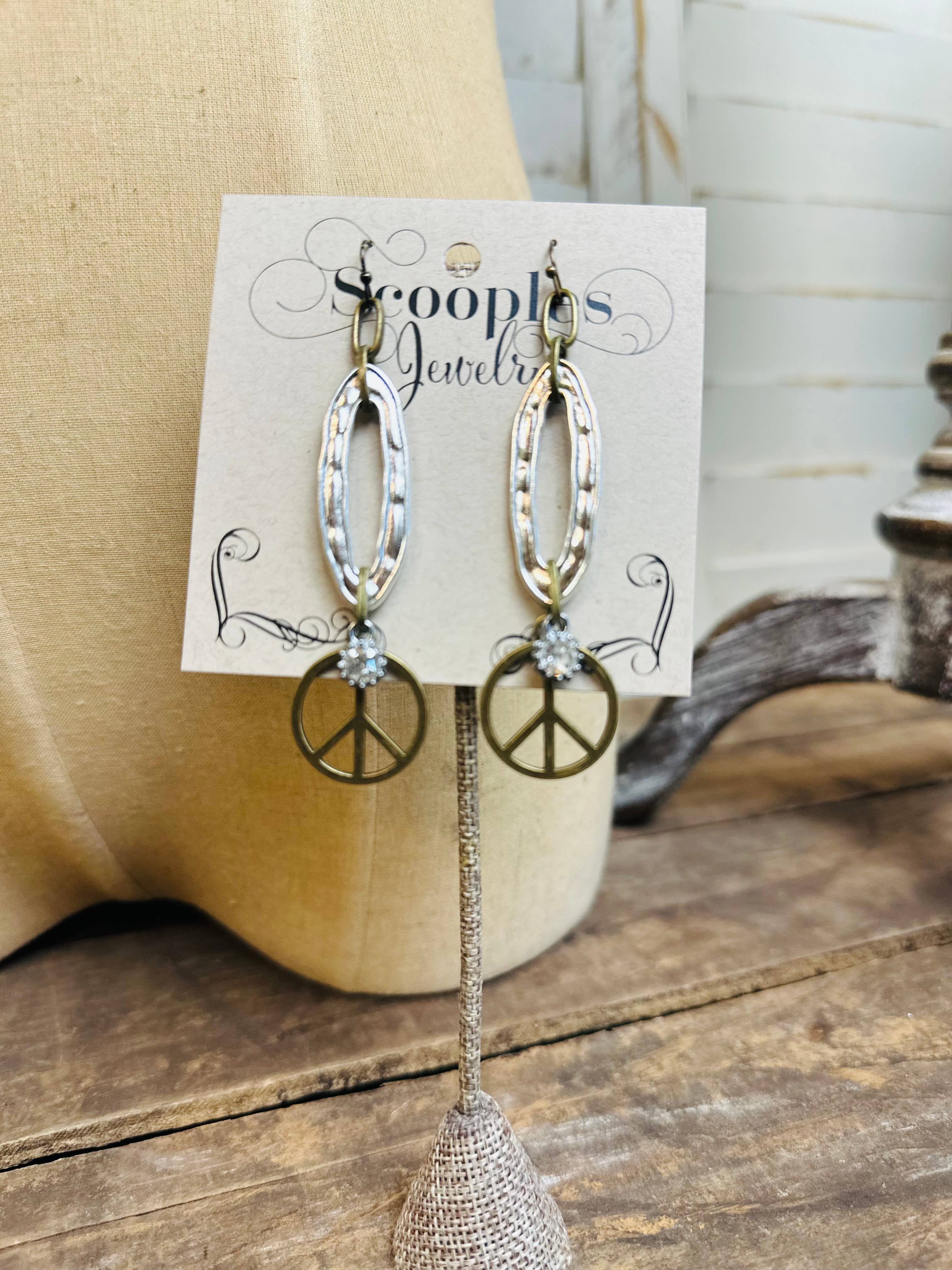 Two Tone Crystal Peace 