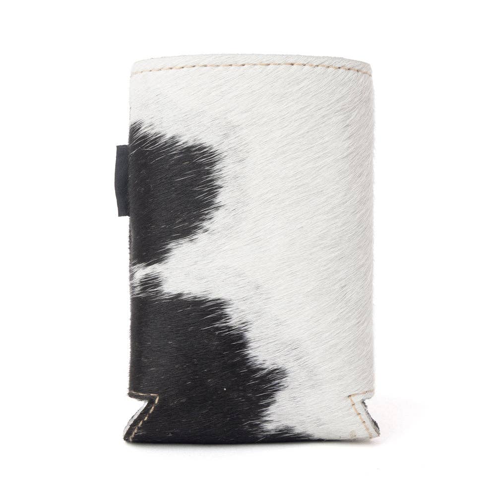 Birch Valley Hairon Leather Beer Can Holder Variant Combo