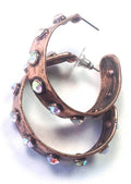 ME151C ER-Bling Hoop Copper Ox