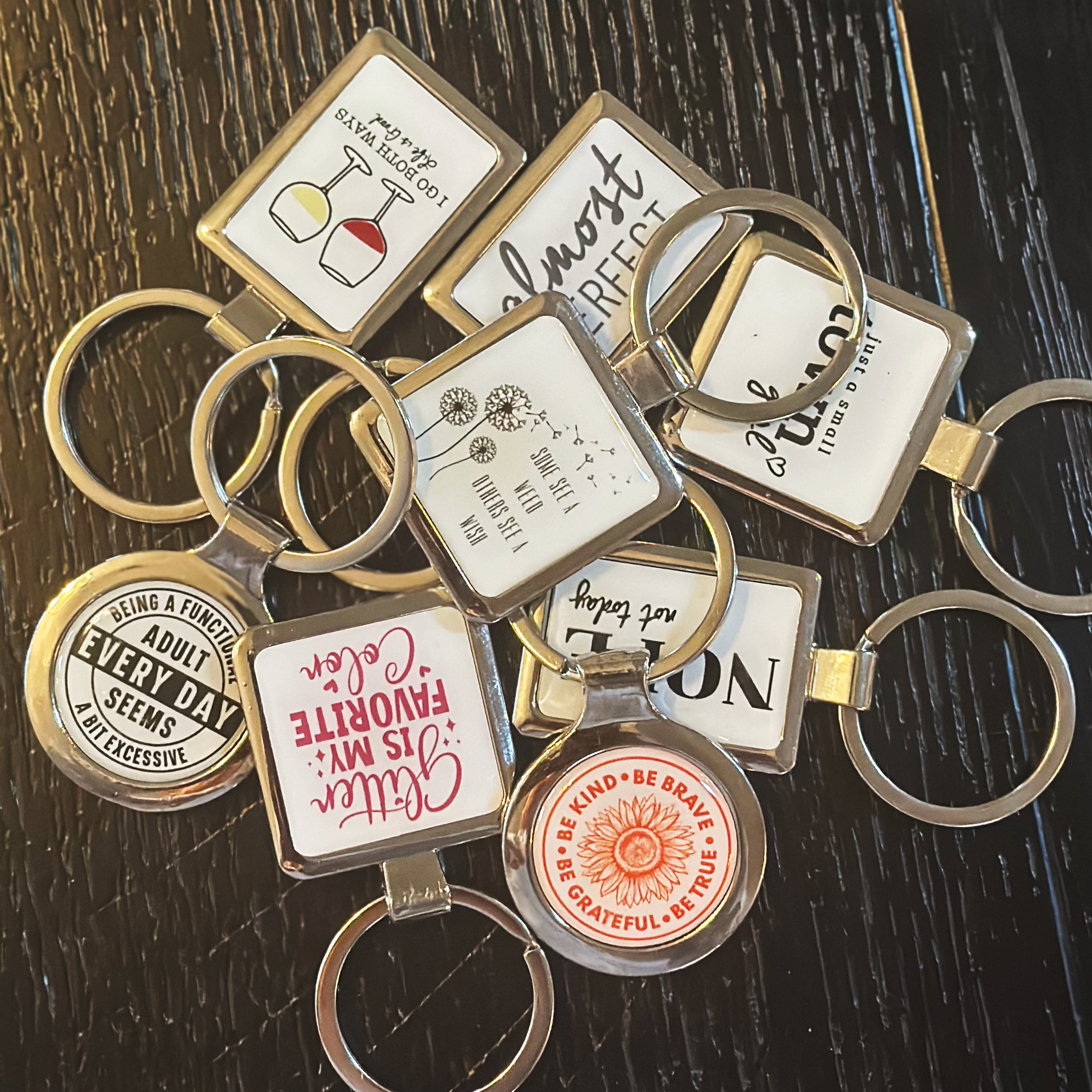 Sassy Keychain - "Nope, Not Today"
