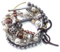 BR-4 Strand Mix Beaded Stretch Jewelry Set