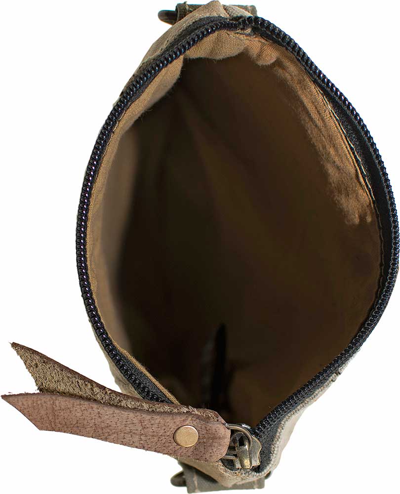 Groovy Smile Recycled Tent Small Crossbody