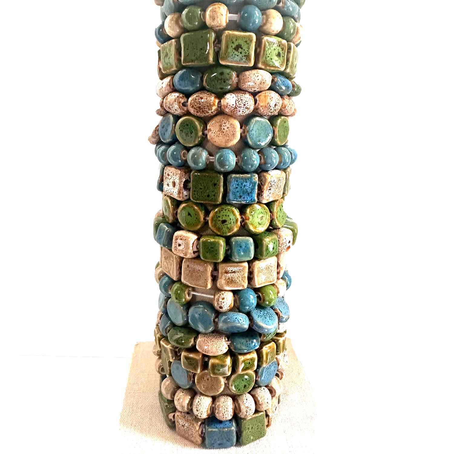 Seashore Color Solid and Multi Clay Bead Stretch Bracelets
